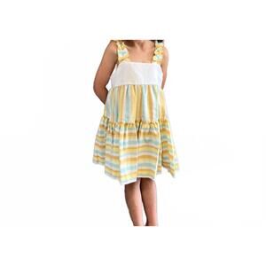 NEW BELAN.J girl's abril dress in yellow